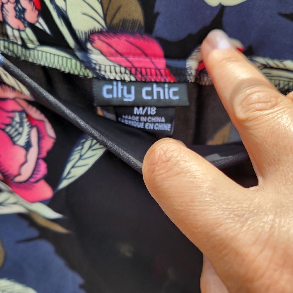 Citi chic black misty floral bardot top - Picture 7 of 10